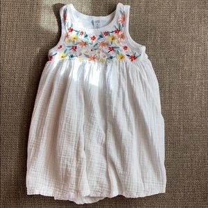 4T White Sun Dress